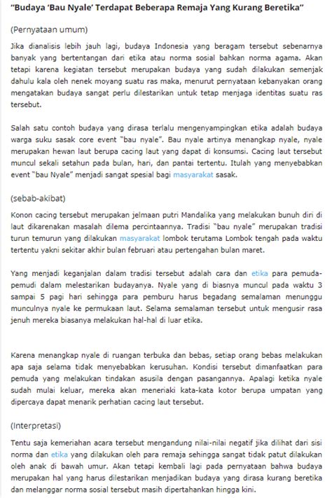 Interpretasi Adalah Struktur Teks Eksplanasi Yang Berisi - Materi Tema
