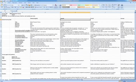 Similarly, when you need a market research survey. Excel Survey Template | Template Business