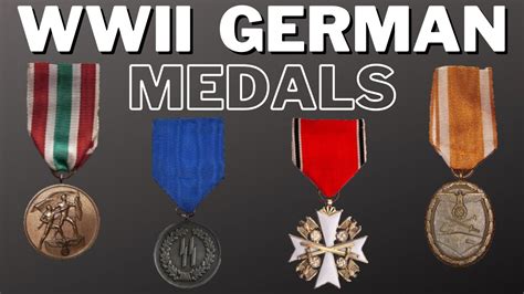 Wwii German Medals Explained Youtube
