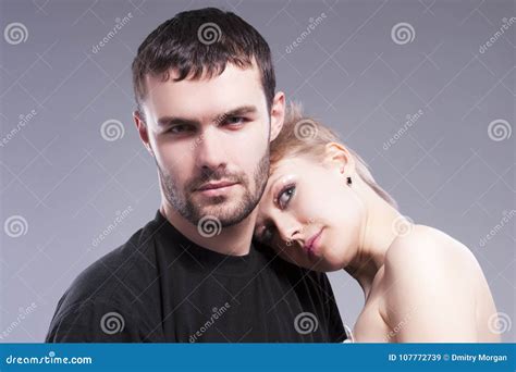 Relationships Ideas And Concepts Playful Caucasian Couple Stock Image