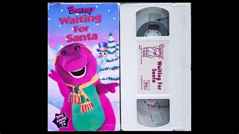 Barney Waiting For Santa Vhs 1995