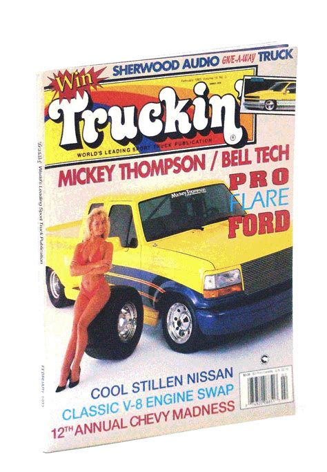 Truckin Magazine February Feb 1993 Cover Photo Of Mickey Thompson