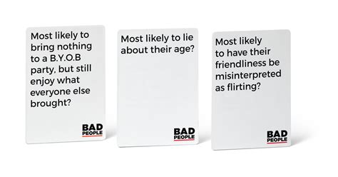 Games Bad People The Party Game You Probably Shouldnt Play