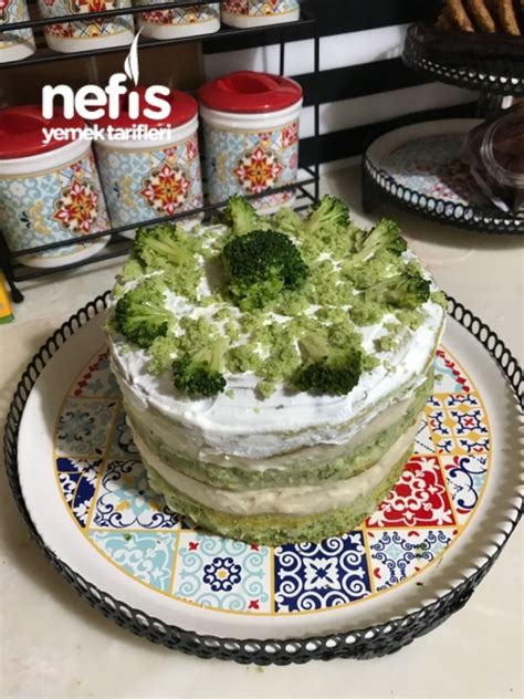 Ispanaklı Brokolili Çıplak Kek Naked Cake Nefis Yemek Tarifleri