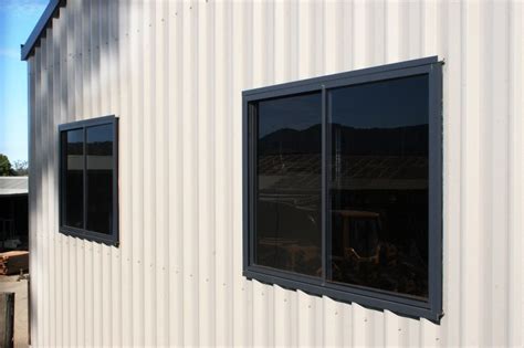 Steel Clad Buildings Advance Metal Industries Australia Windows For