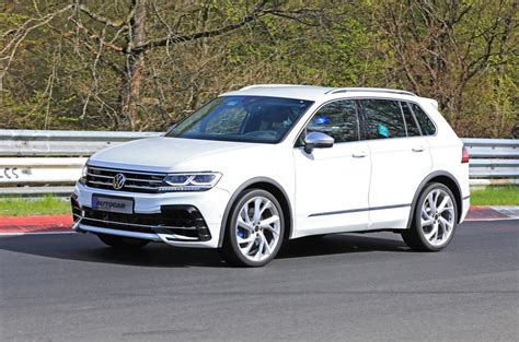 2020 Volkswagen Tiguan R prototype previews SUV's facelift | Autocar