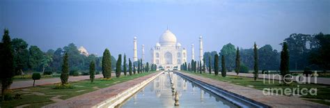 Taj Mahal Panorama Photograph By Bill Bachmann Printscapes Fine Art
