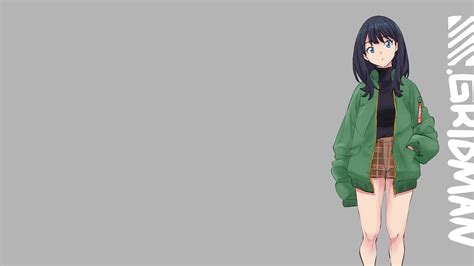 anime anime girls ssss gridman takarada rikka hd wallpaper