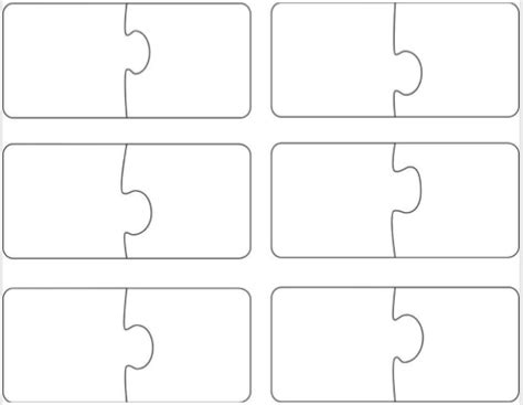 Blank 3 Piece Jigsaw Puzzle Template Jagodooowa