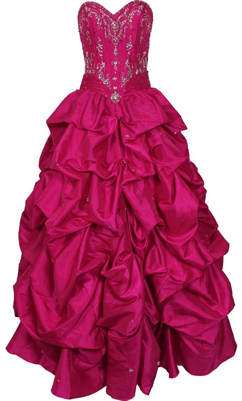 Satin Pageant Beaded Jeweled Ball Gown Prom Dress Prom Dresses Ball
