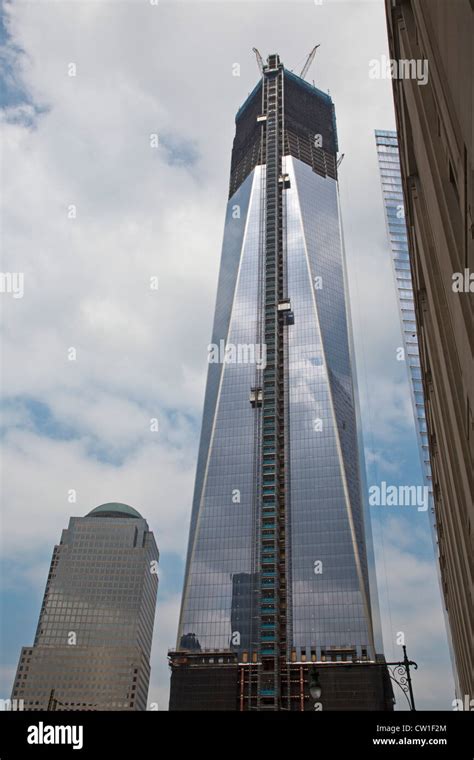 Wiederaufbau Des World Trade Center Office Towers Stockfotografie Alamy