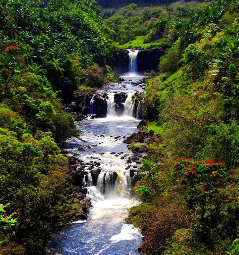 6 Favorite Waterfalls On The Big Island Descriptions Map Waterfall