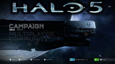 Halo 5 Guardians Main Menu Music Youtube