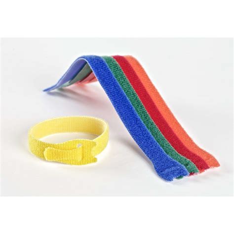 Velcro Brand One Wrap Reusable Ties Multi Colour Pack Of 5 Velcro