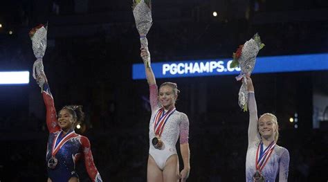 ragan smith rolls to us gymnastics title sports news the indian express