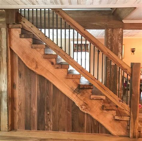 Pin By Jennifer Williams On Home Rustic Staircase Rustic Stairs Stairs