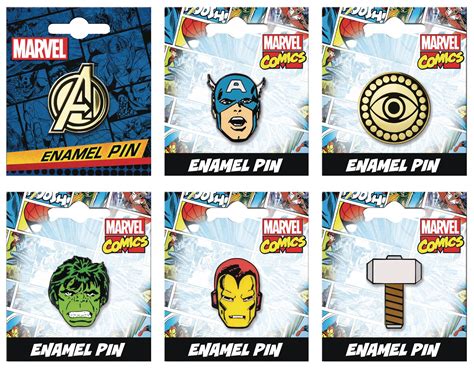 Feb218625 Marvel Comics 30pc Enamel Pin Series 1 Asst Previews World