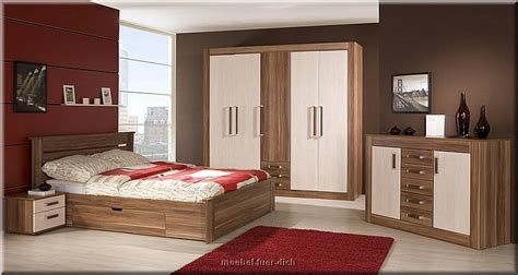 Schlafzimmer set rauch 4 tlg online kaufen otto. Schlafzimmer komplett Doppelbett mit 2 Schubladen Schrank ...