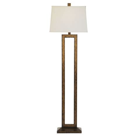 Stylish floor lamps are the best way to complete or accent any room design. Contemporary Floor Lamp with Rectangular Cutout and Shade ...