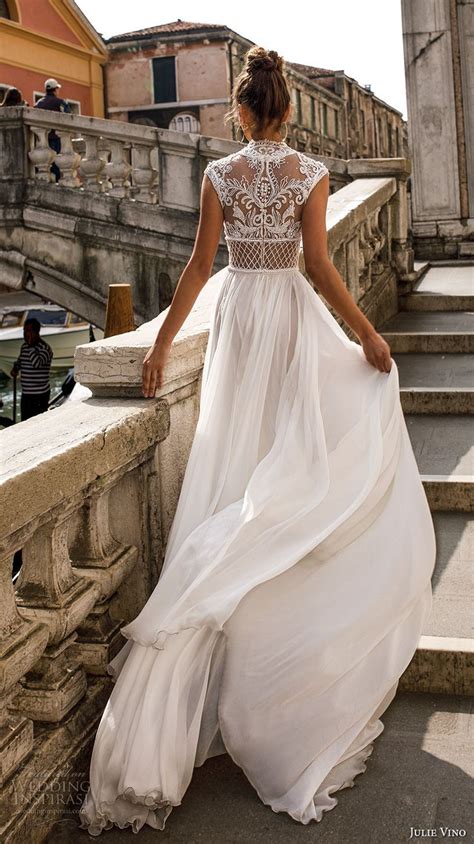 33 Elegant High Neck Wedding Dresses To Try Mrs To Be