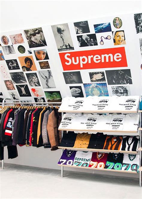 Supreme Store Streetwear Visual Merchandising Inspiration