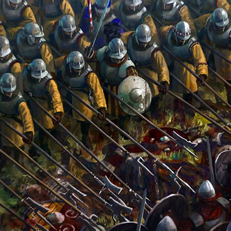 Pikemen In Battle Medieval Fantasy Characters Fantasy Battle