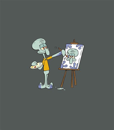 Squidward Paintings In His House Digital Art By Leniry Madina Fine