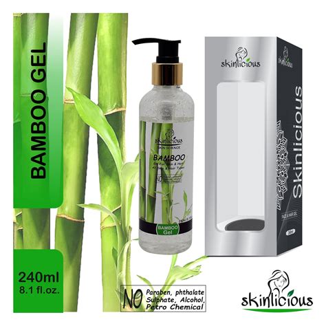 For any length of hair, there are different versions of packing gel. Skinlicious Natural Bamboo & Aloevera Gel, Type Of ...