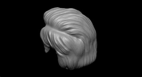 Male Hair 3d Model Cgtrader