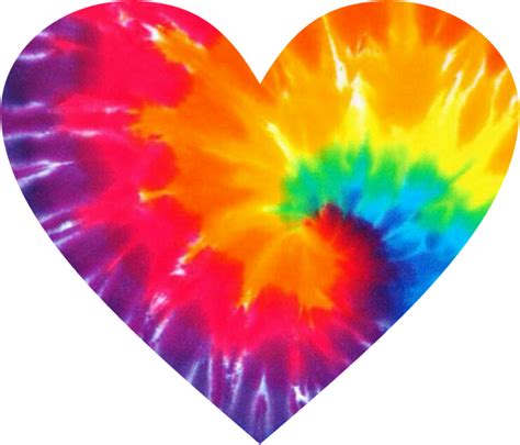 Hippie Hippielove Love Heart Tiedye Tie Dye Background Hd Clipart
