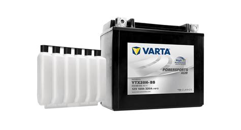 An oe varta battery has the manufactured date embossed in code form into the top of the negative terminal post: Two new VARTA AGM battery types for motorcyles