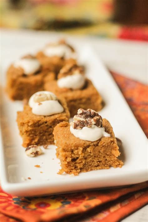 Paleo Pumpkin Bars W Maple Brown Butter Cream Cheese Frosting Low Carb