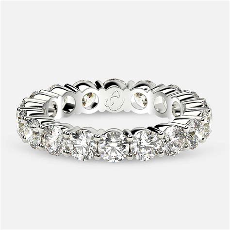 round cut diamond eternity band and ring online eternity us