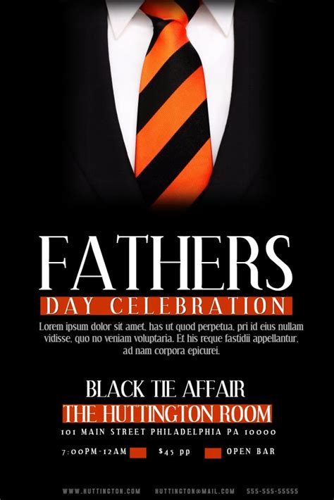 Fathers Day Poster Flyer Social Media Post Template Fathers Day