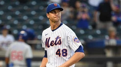 Jacob Degrom Leaves Mets Victory Over Cubs With Right Shoulder