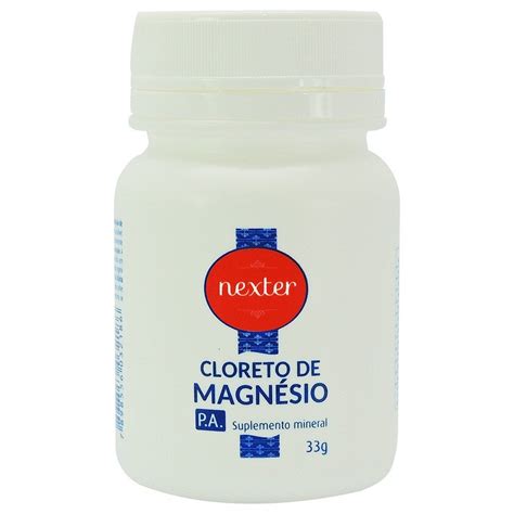 Comprar Cloreto De Magnesio P A 33g Nexter Drogaria