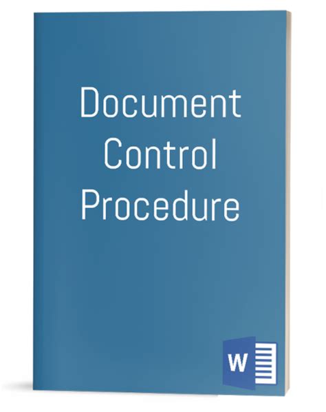 Document Control Procedure It Procedure Template