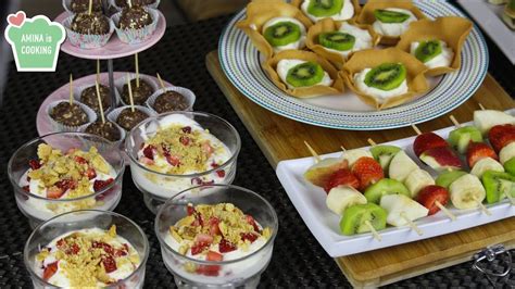 You wanted easy finger food ideas for boating; Dessert Finger Food Ideas - Episode 133 - Amina is Cooking ...