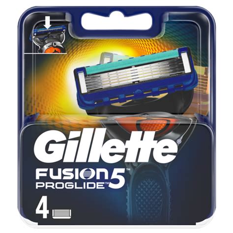 Gillette Fusion Proglide Replacement Blades 4 Pieces Online Shop
