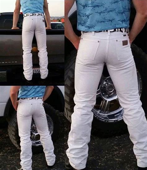 Wrangler Butts Tight Jeans Men White Jeans Men Mens Jeans