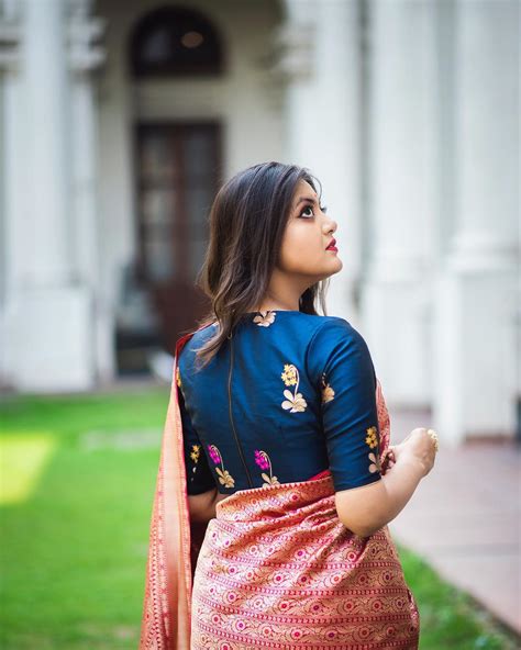 Top Saree And Blouse Combinations Noithatsi Vn