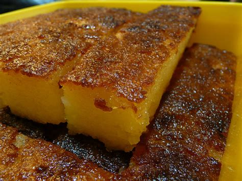 Get the recipe for this malaysian cake. Sweet Recipes: Bingka Ubi (Baked Tapioca cake) - Malaysian ...