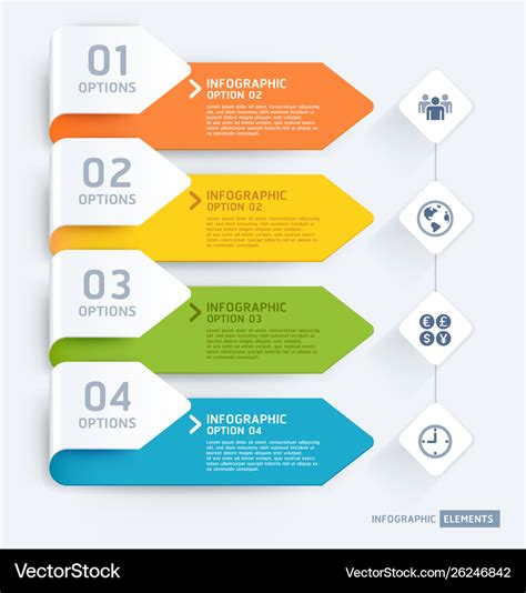 Business Infographic Elements Template Royalty Free Vector