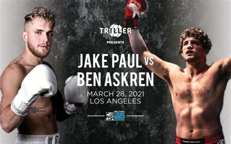We acknowledge that ads are annoying so that's why we try to keep our page clean of them. Jake Paul vs Ben Askren Boxing Match Set For 2021 - MMA Sucka