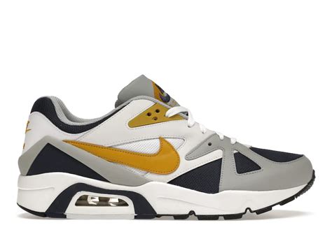 Nike Air Structure Triax 91 White Navy Citron Homme Db1549 400 Fr