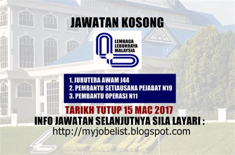 Check spelling or type a new query. Jawatan Kosong di Lembaga Lebuhraya Malaysia (LLM) - 15 ...