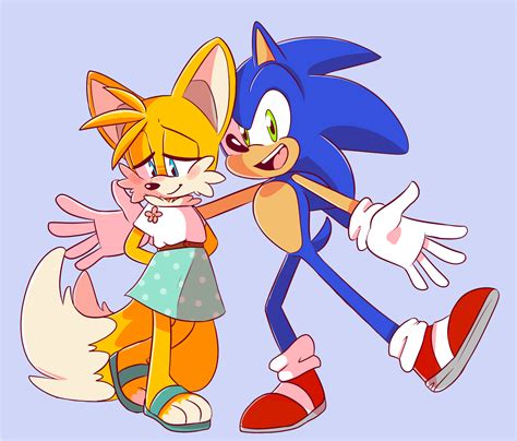 Tails Likes To Wear Dresses Sonic Look At My Cute Friend Sonic The Hedgehog Know Your