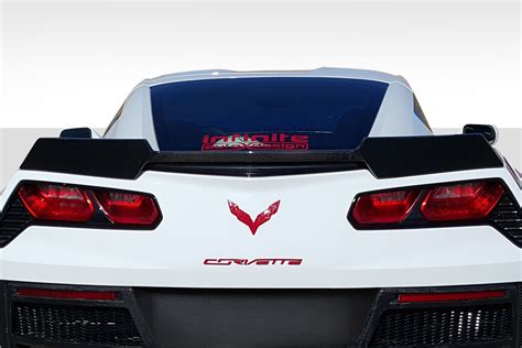 2019 Chevrolet Corvette Carbon Fiber Wing Spoiler Body Kit 2014 2019