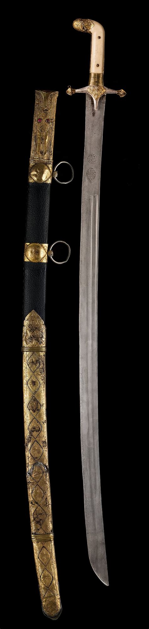 Sold Price Persian Sword Blade Persia 18th Century Hilt And