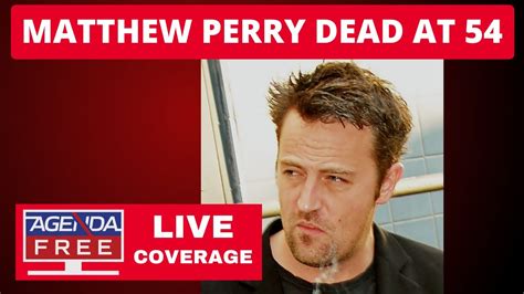 Matthew Perry Of “friends” Dead At 54 Live Breaking News Coverage Twitch Hot Tub Videos And